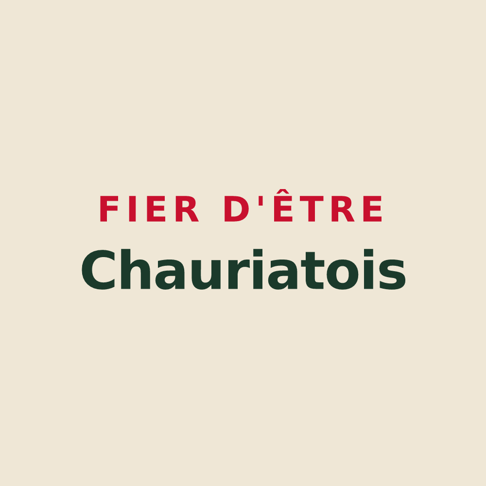 Tote bag « Fier d'être Chauriatois » — design pour Chauriat