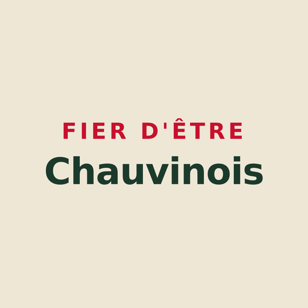 Tote bag « Fier d'être Chauvinois » — design pour Chauvigny