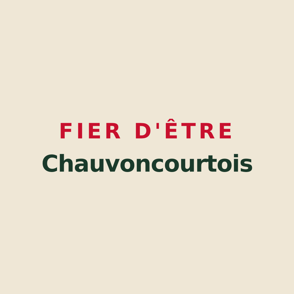 Tote bag « Fier d'être Chauvoncourtois » — design pour Chauvoncourt