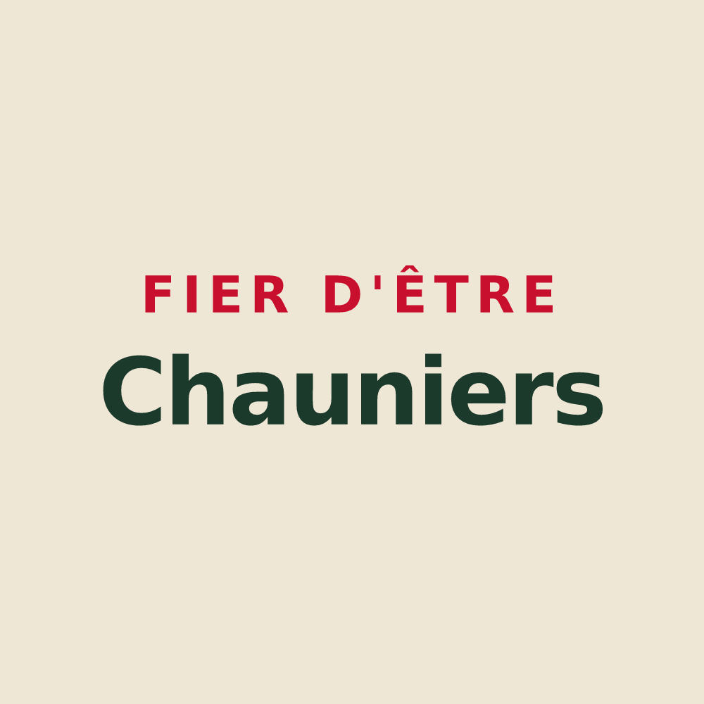 Tote bag « Fier d'être Chauniers » — design pour Chaux-Neuve