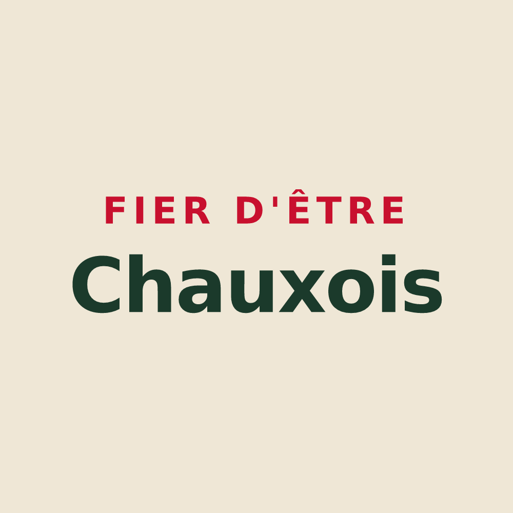 Tote bag « Fier d'être Chauxois » — design pour Chaux
