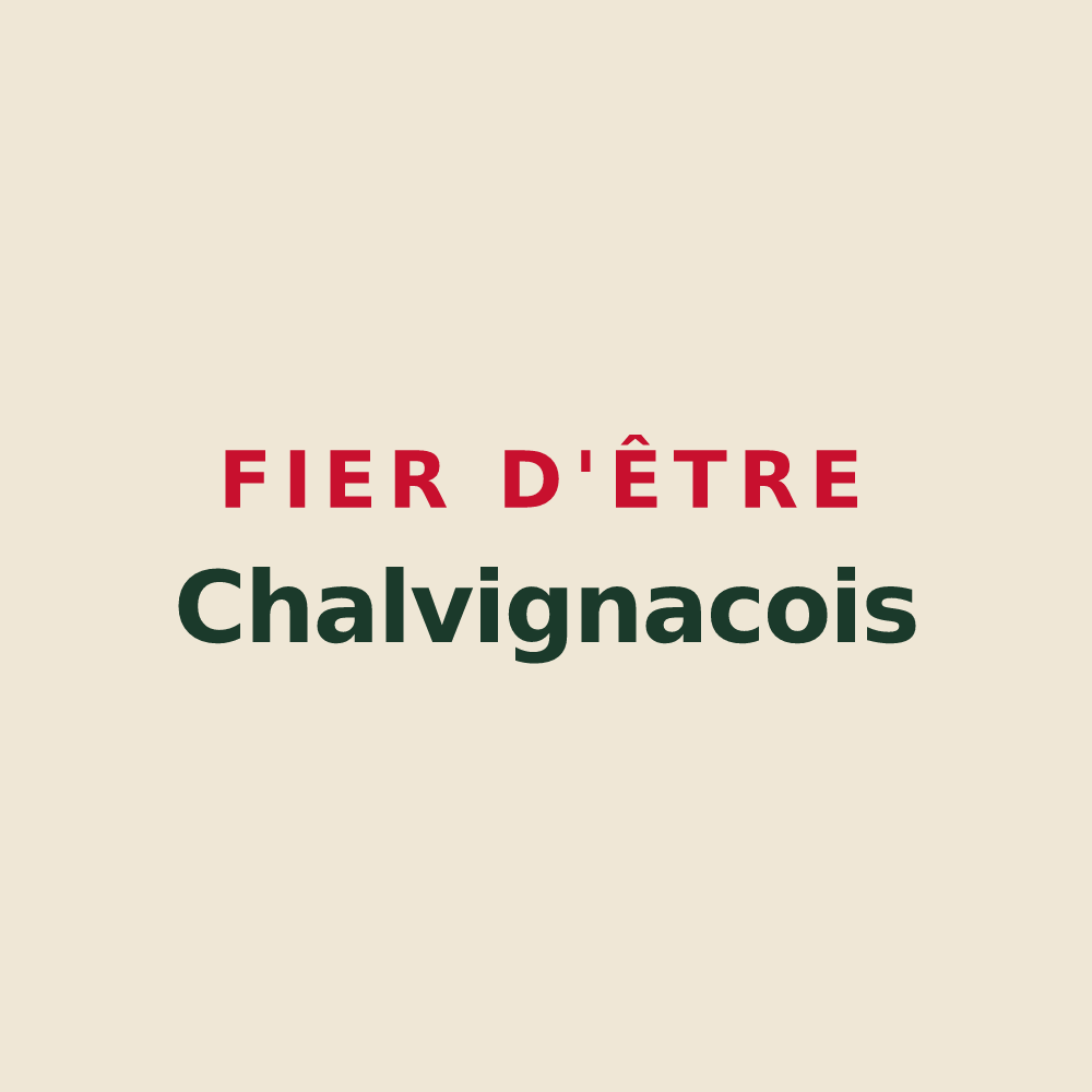 Tote bag « Fier d'être Chalvignacois » — design pour Chavagnac