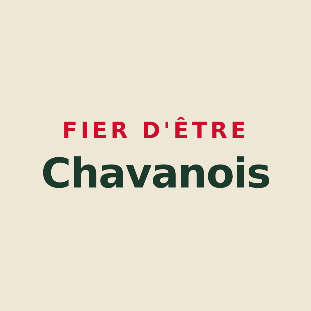 Tote bag « Fier d'être Chavanois » — design pour Chavanay