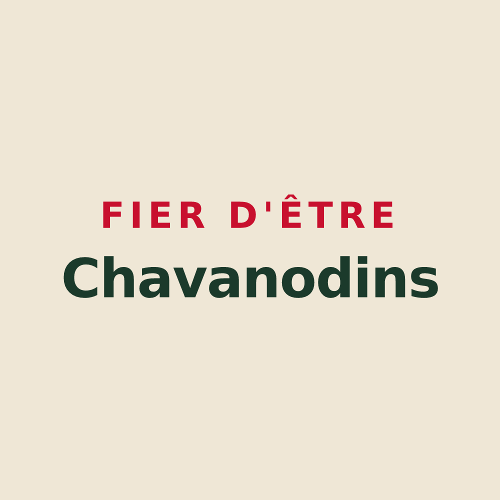 Tote bag « Fier d'être Chavanodins » — design pour Chavanod