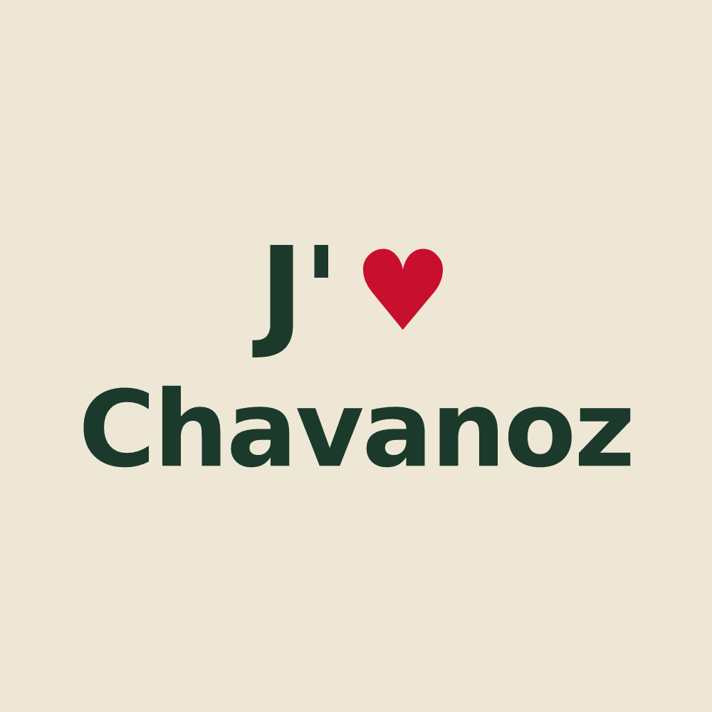 Tote bag personnalisé Chavanoz — design J'aime Chavanoz
