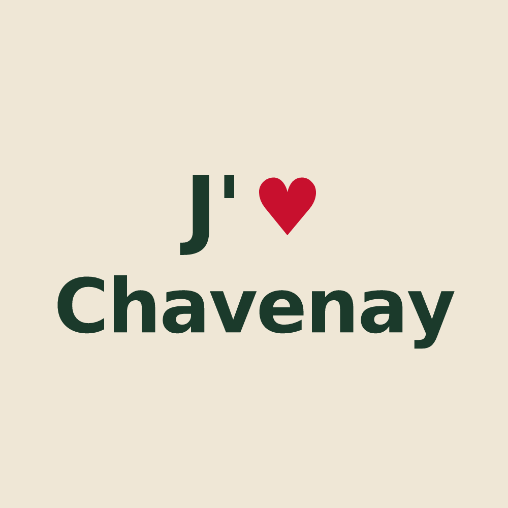 Tote bag personnalisé Chavenay — design J'aime Chavenay