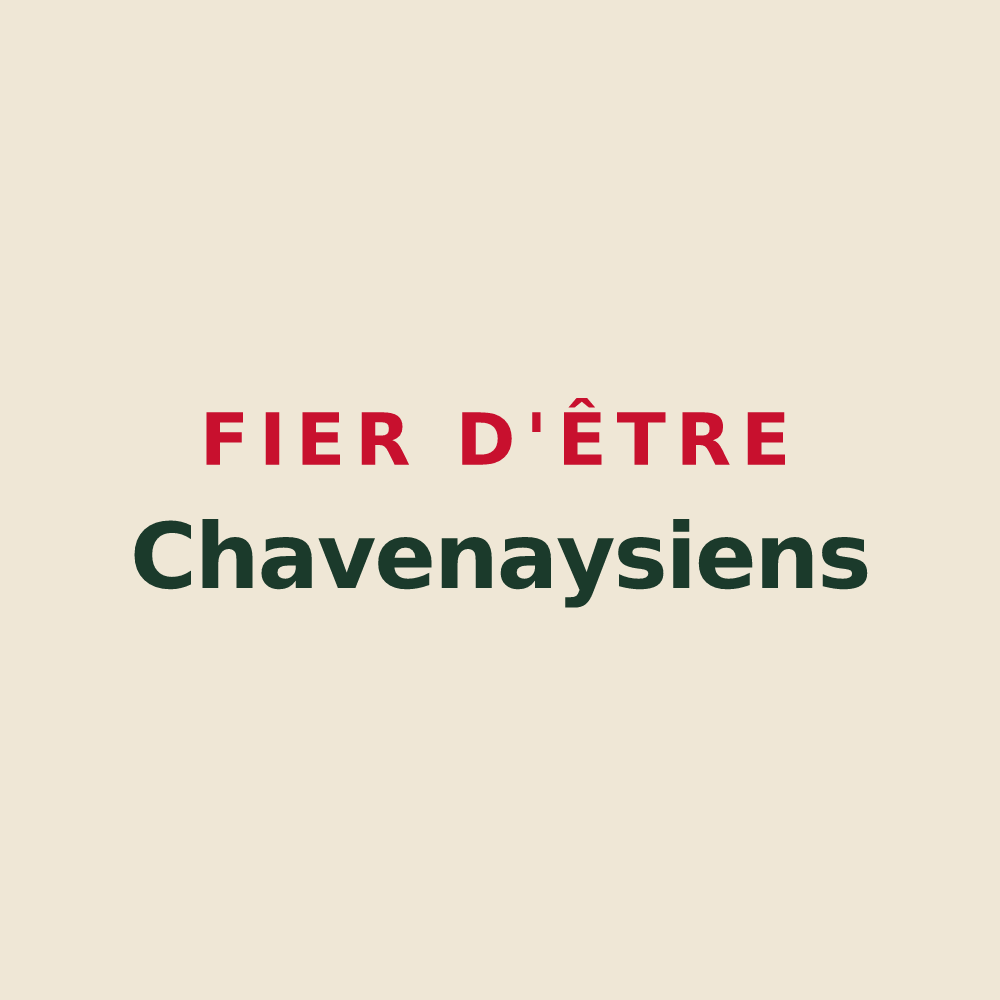 Tote bag « Fier d'être Chavenaysiens » — design pour Chavenay