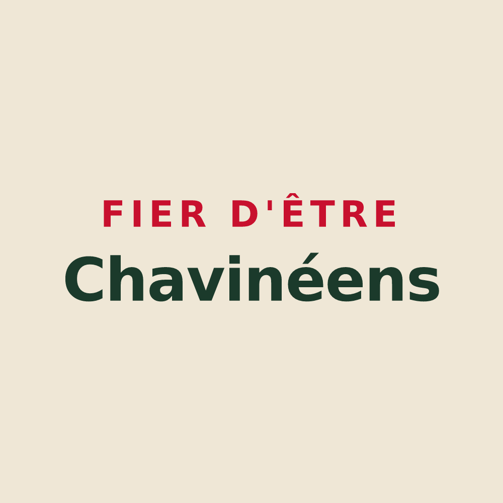 Tote bag « Fier d'être Chavinéens » — design pour Chavigny