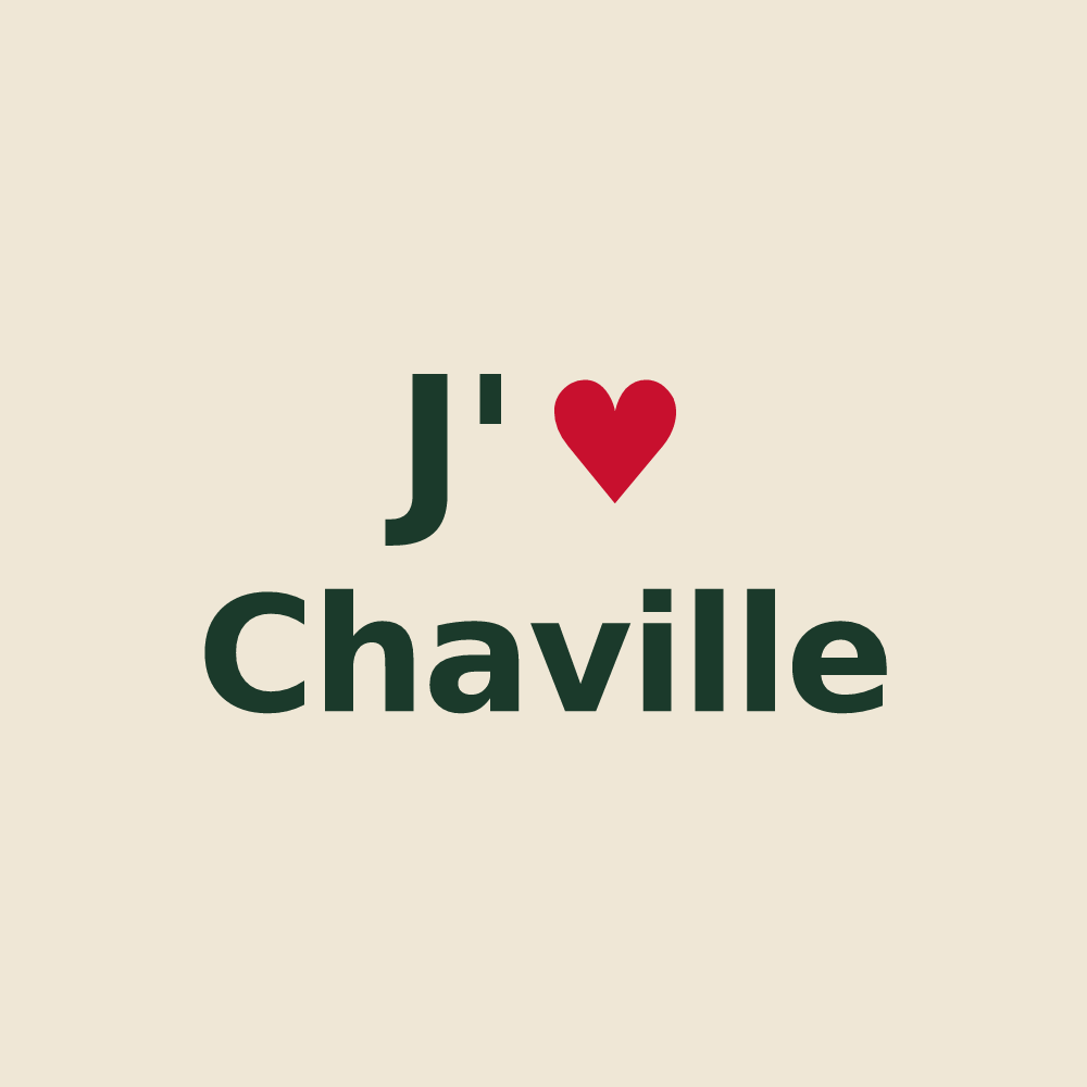 Tote bag personnalisé Chaville — design J'aime Chaville