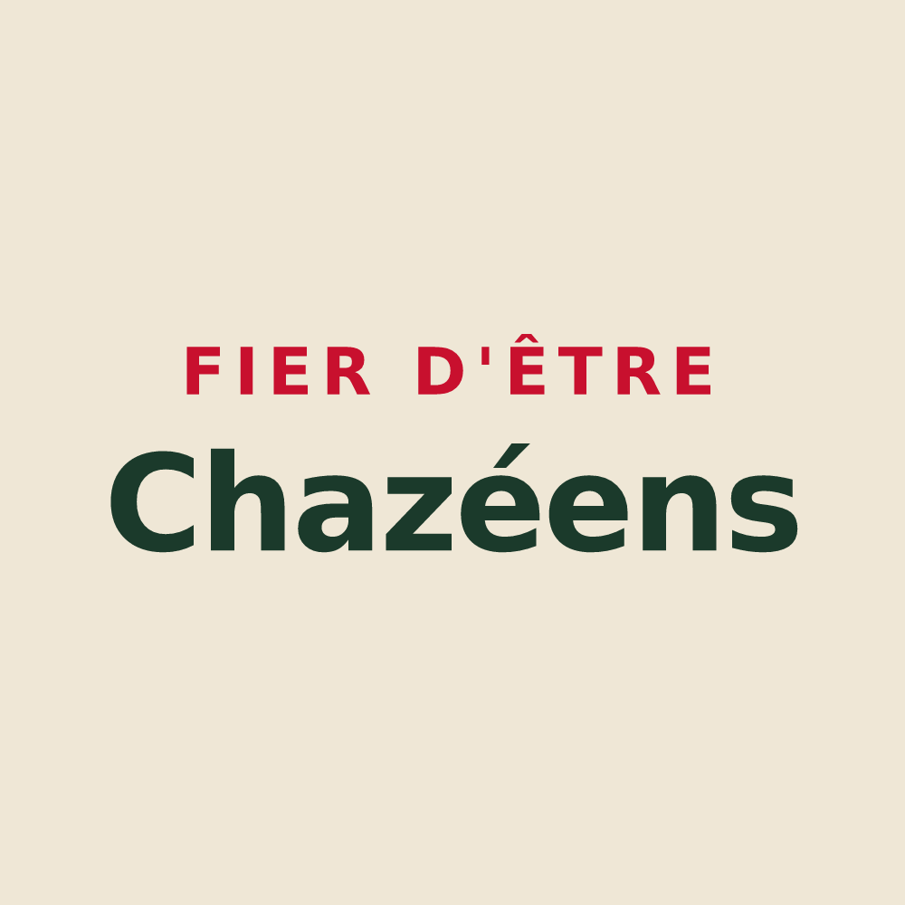 Tote bag « Fier d'être Chazéens » — design pour Chazay-d'Azergues