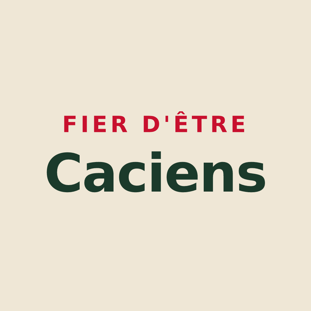 Tote bag « Fier d'être Caciens » — design pour Chécy