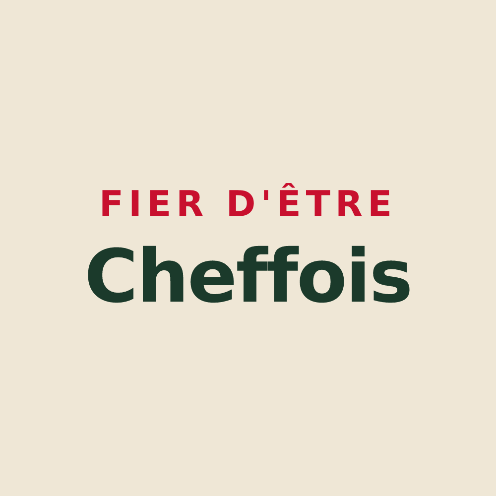 Tote bag « Fier d'être Cheffois » — design pour Cheffes
