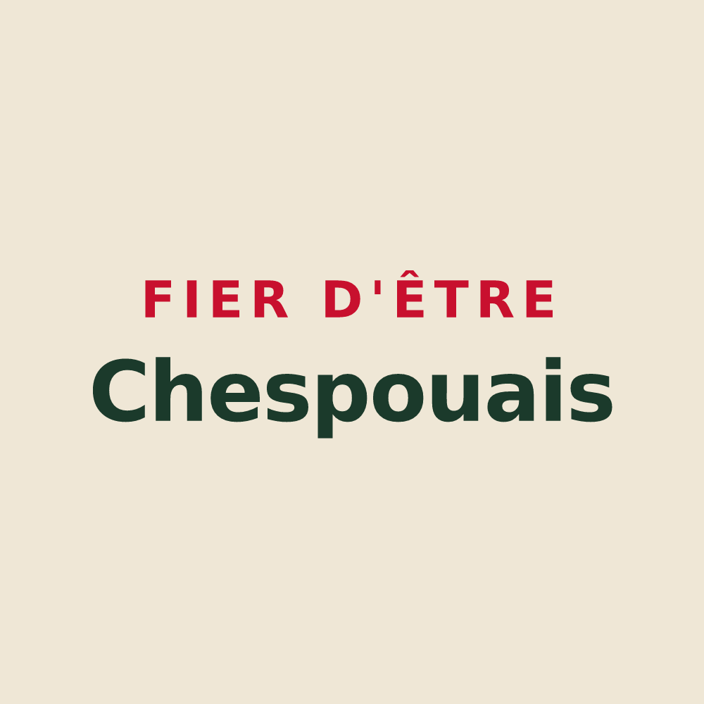 Tote bag « Fier d'être Chespouais » — design pour Chelle-Spou