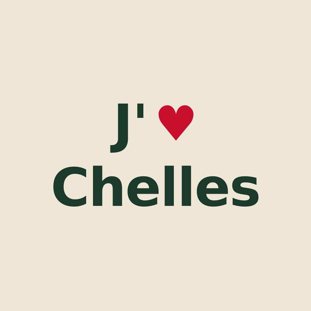 Tote bag personnalisé Chelles — design J'aime Chelles