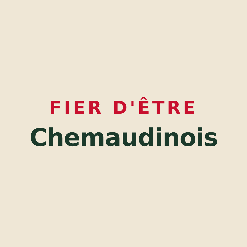 Tote bag « Fier d'être Chemaudinois » — design pour Chemaudin et Vaux