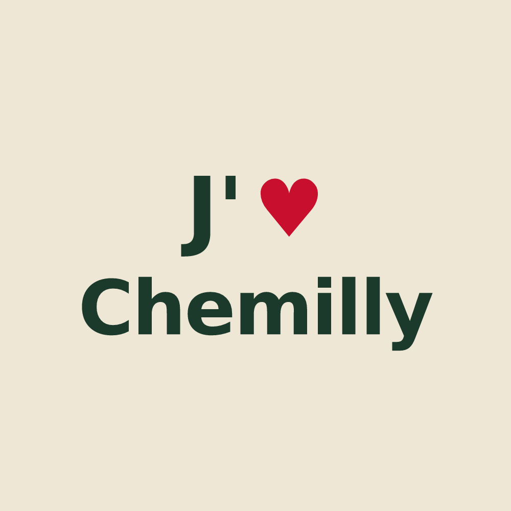 Tote bag personnalisé Chemilly — design J'aime Chemilly
