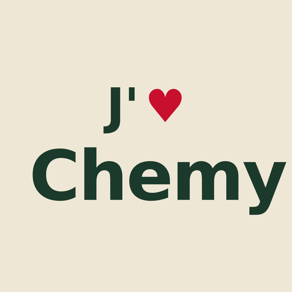 Tote bag personnalisé Chemy — design J'aime Chemy