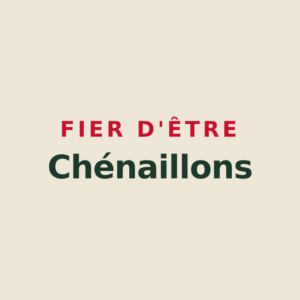 Tote bag « Fier d'être Chénaillons » — design pour Chénas