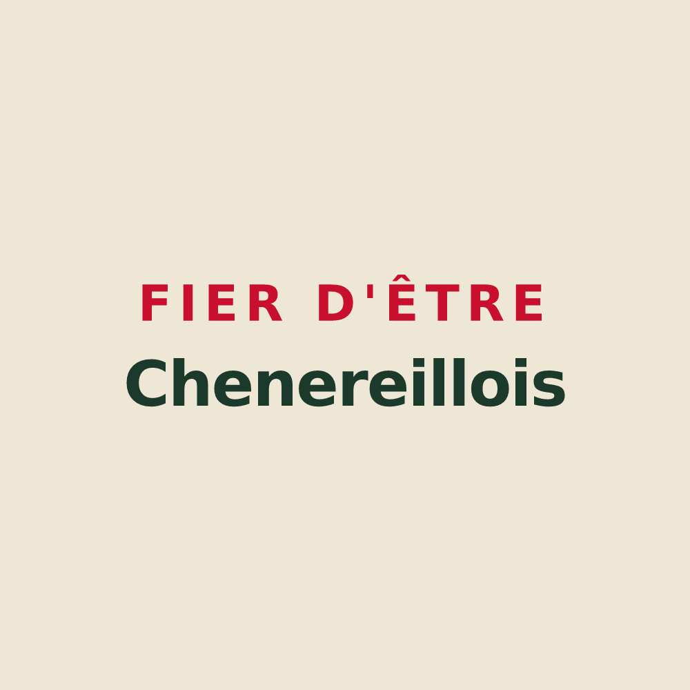 Tote bag « Fier d'être Chenereillois » — design pour Chenereilles