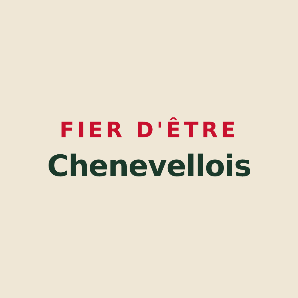 Tote bag « Fier d'être Chenevellois » — design pour Chenevelles