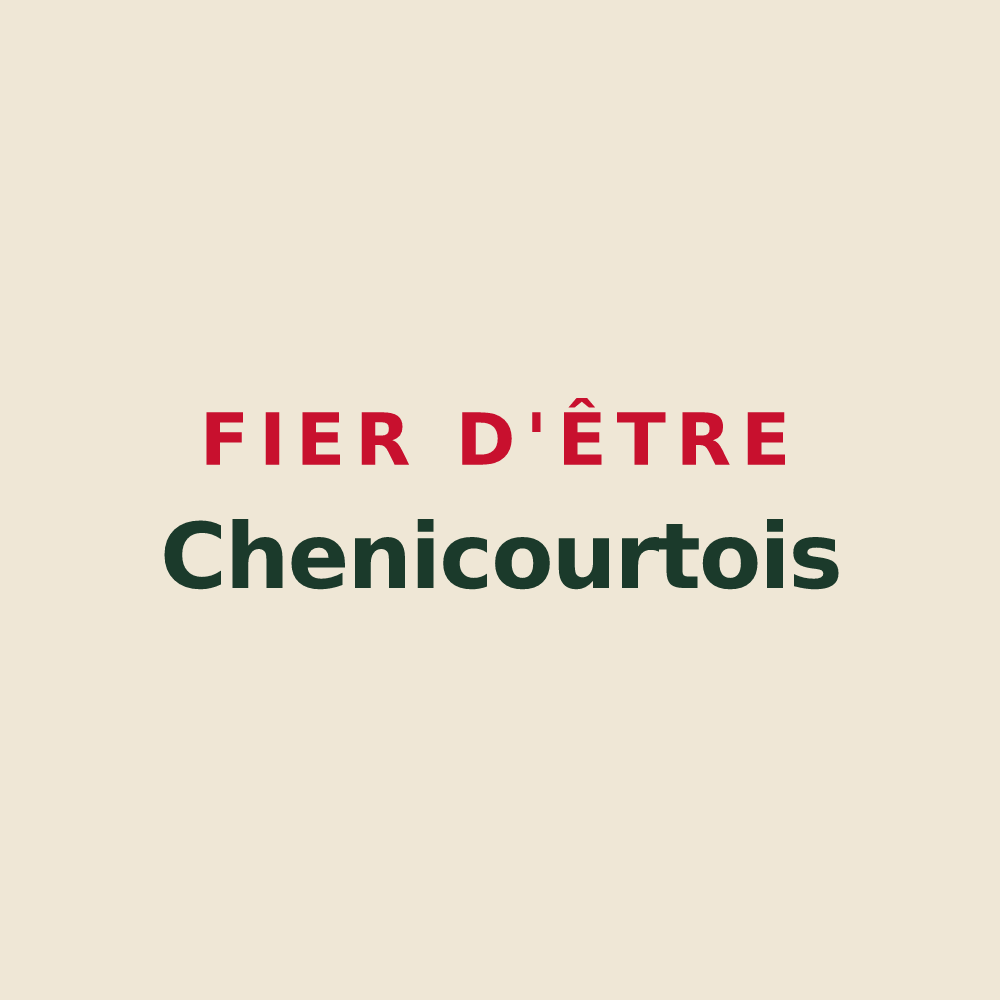 Tote bag « Fier d'être Chenicourtois » — design pour Chenicourt