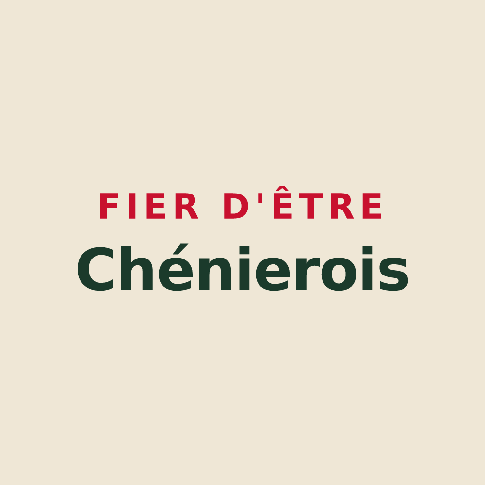 Tote bag « Fier d'être Chénierois » — design pour Chéniers