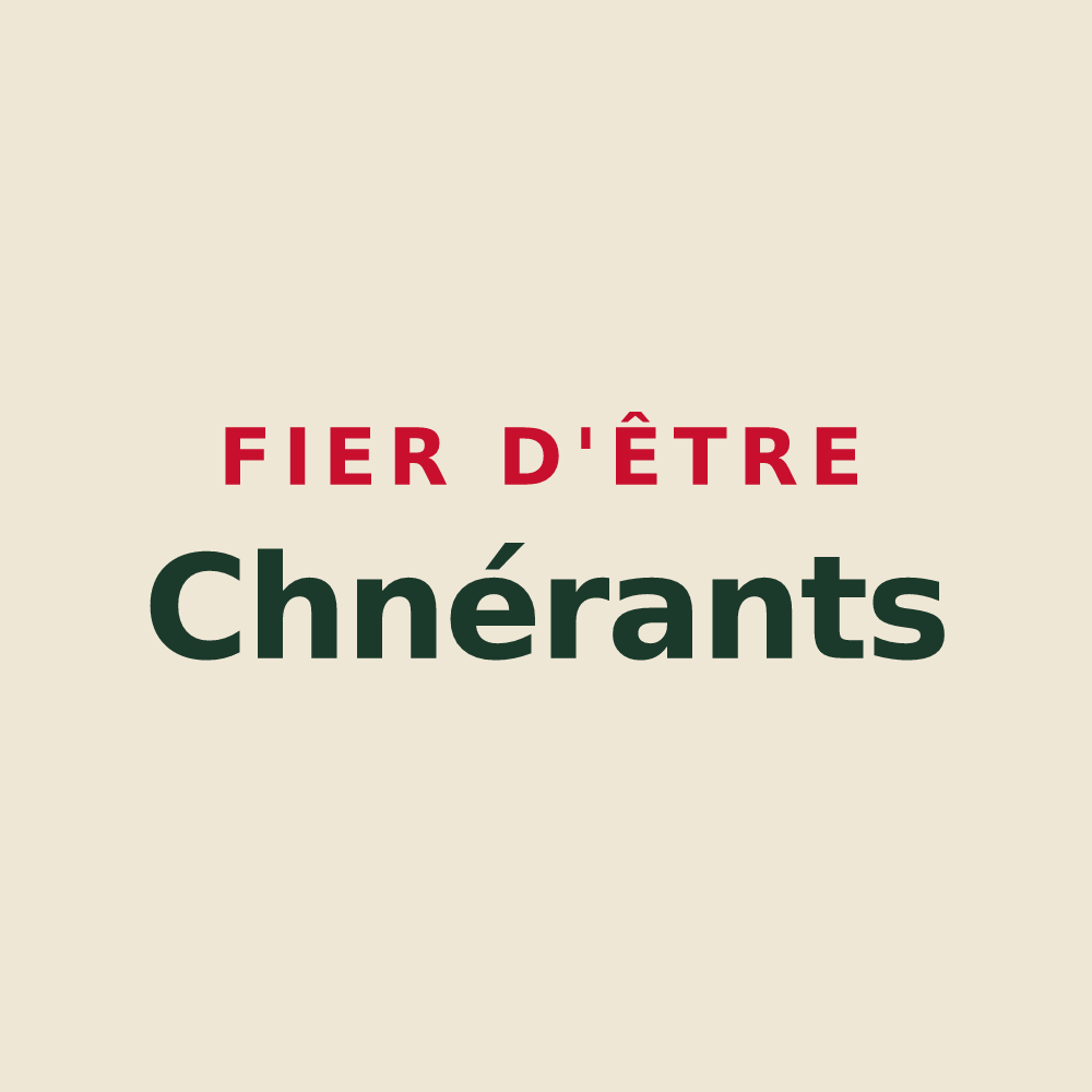 Tote bag « Fier d'être Chnérants » — design pour Cheniménil
