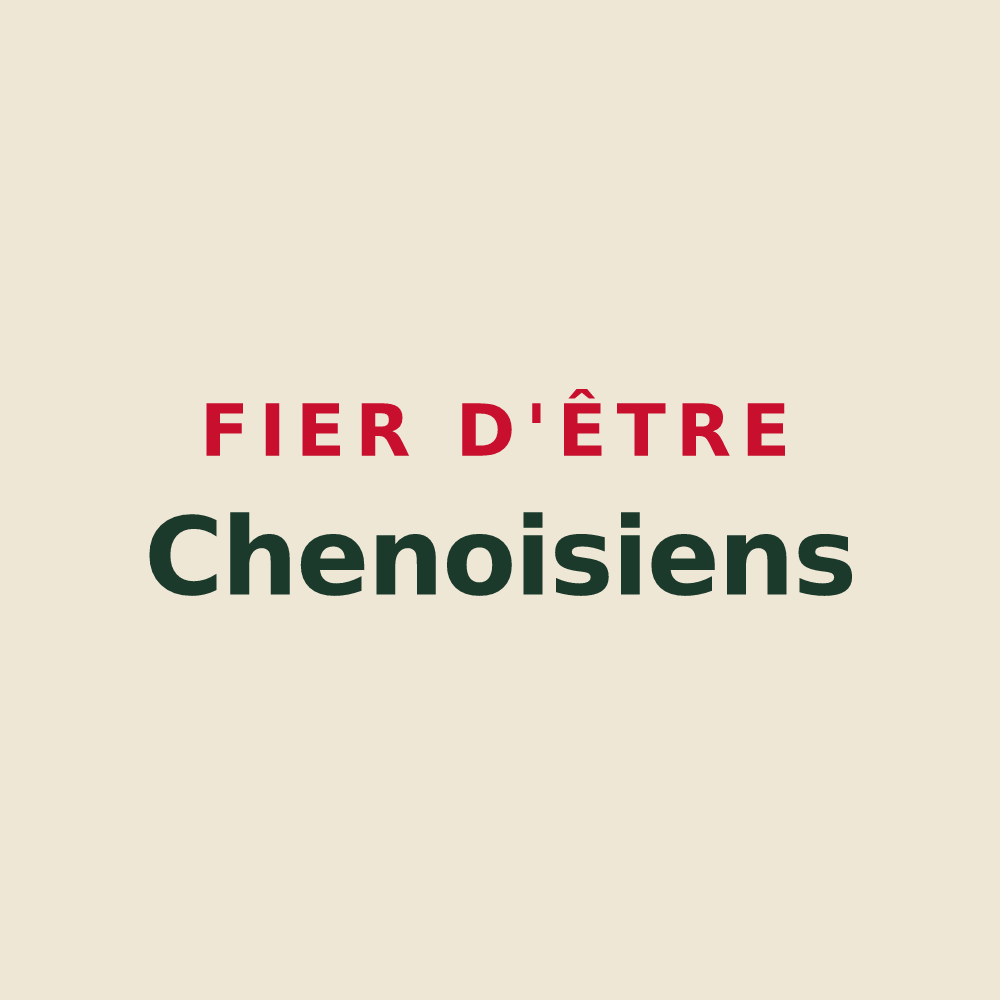 Tote bag « Fier d'être Chenoisiens » — design pour Chenoise-Cucharmoy