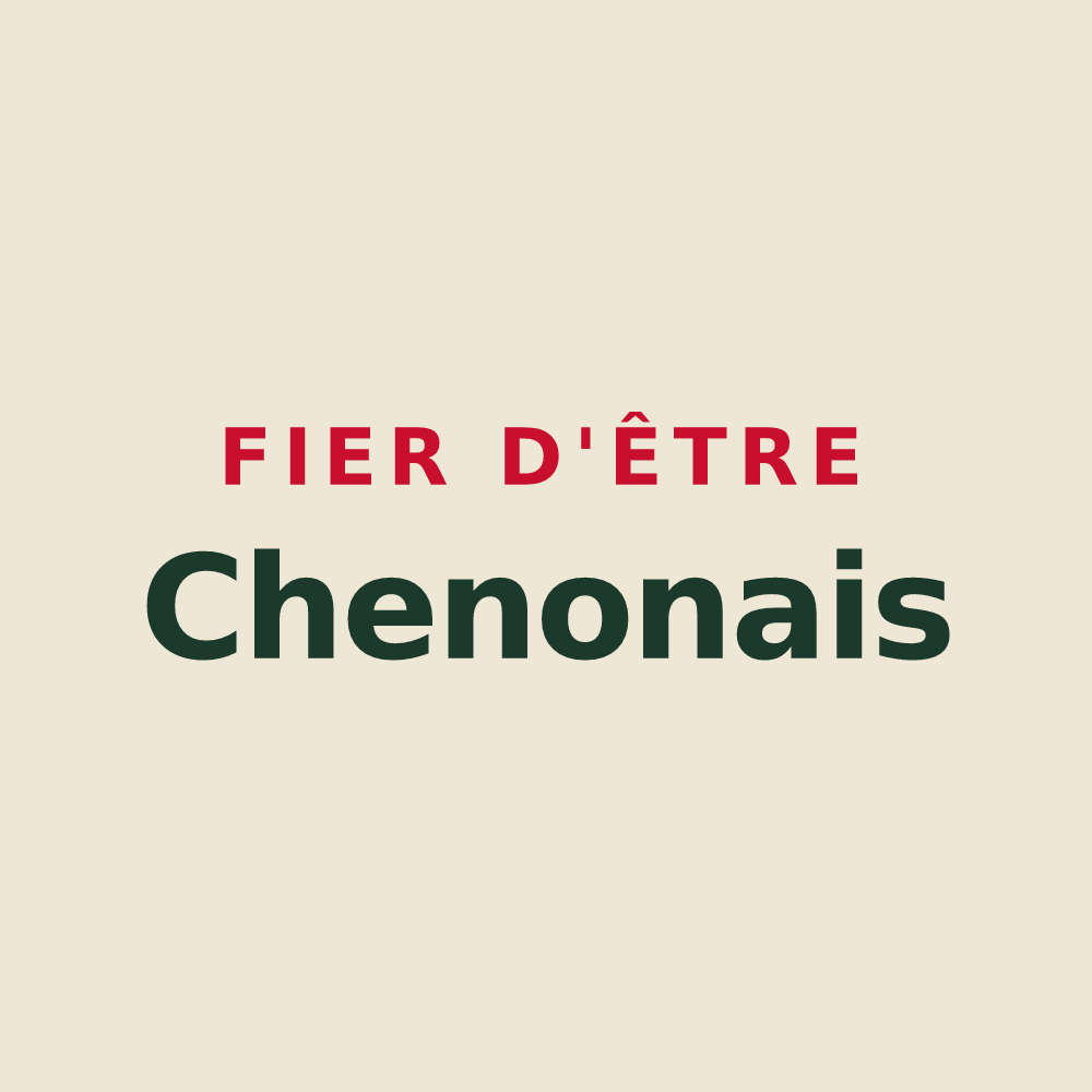 Tote bag « Fier d'être Chenonais » — design pour Chenon