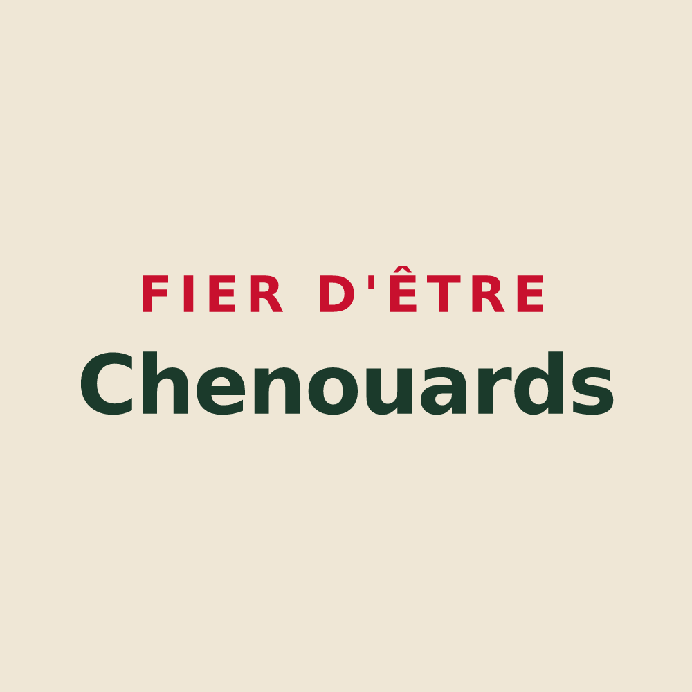 Tote bag « Fier d'être Chenouards » — design pour Chenou