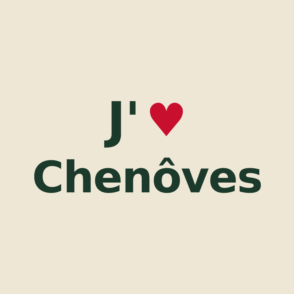 Tote bag personnalisé Chenôves — design J'aime Chenôves