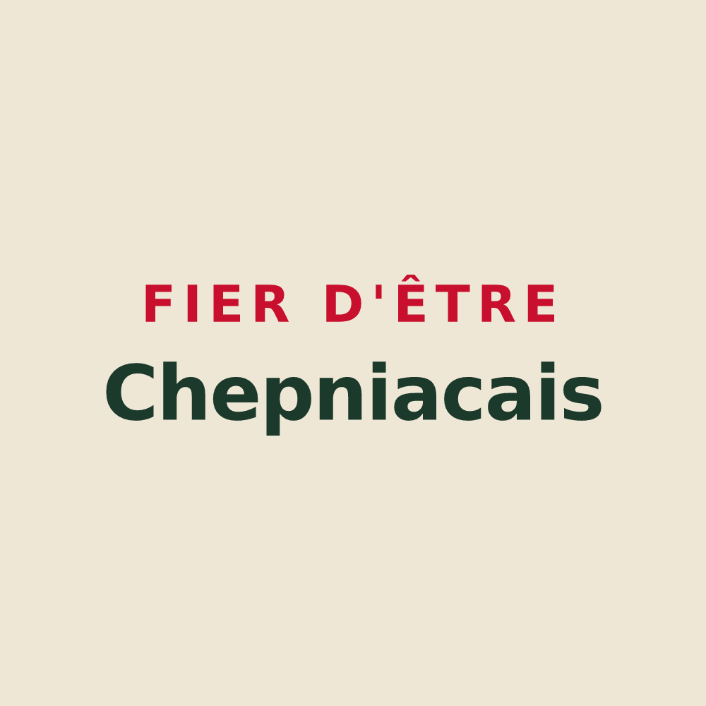 Tote bag « Fier d'être Chepniacais » — design pour Chepniers