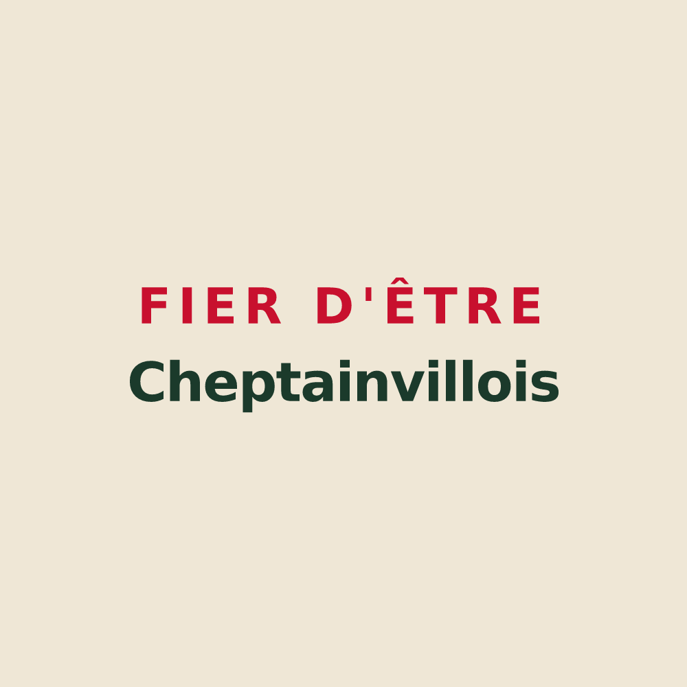 Tote bag « Fier d'être Cheptainvillois » — design pour Cheptainville