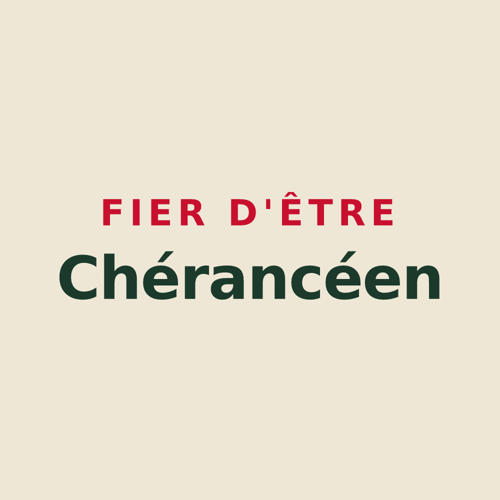 Tote bag « Fier d'être Chérancéen » — design pour Chérancé
