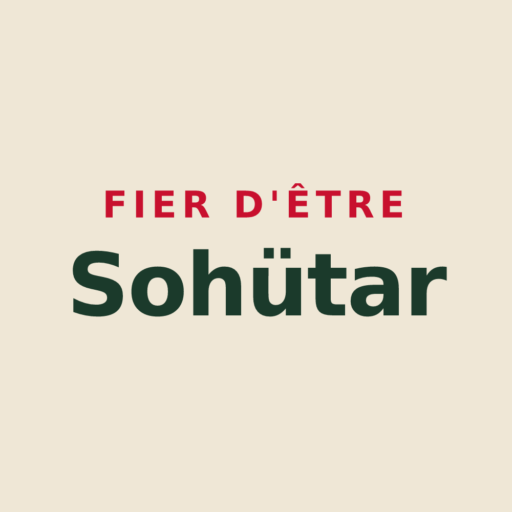 Tote bag « Fier d'être Sohütar » — design pour Chéraute
