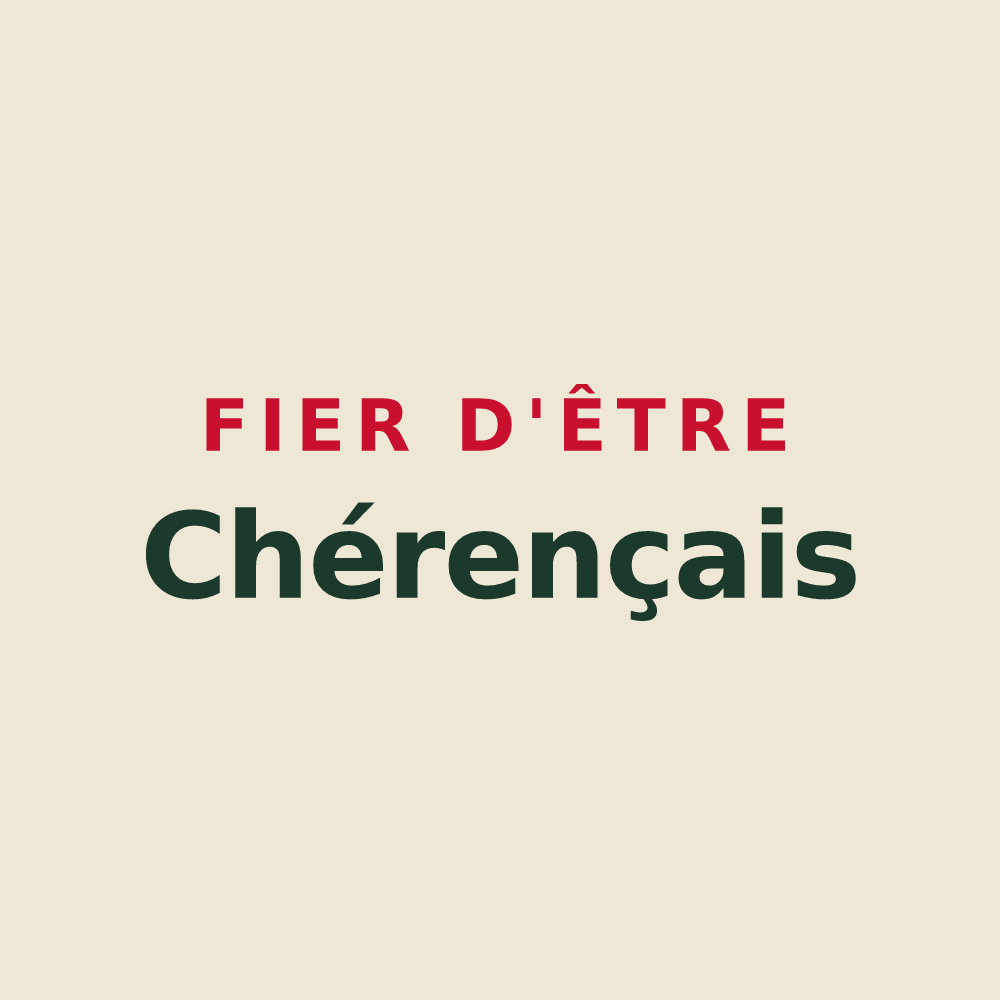 Tote bag « Fier d'être Chérençais » — design pour Chérence