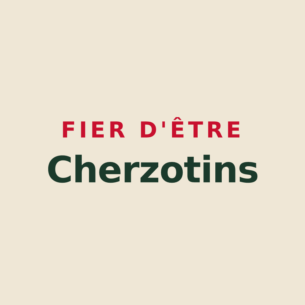 Tote bag « Fier d'être Cherzotins » — design pour Chérizet