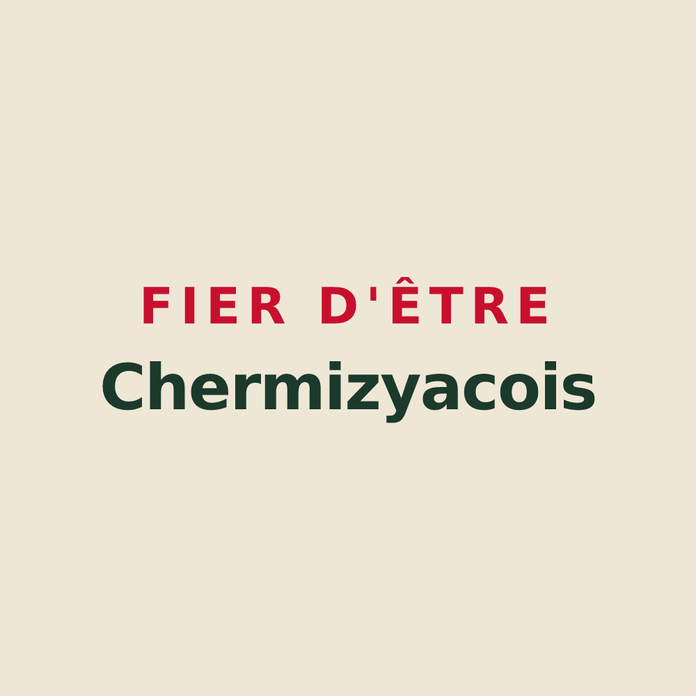 Tote bag « Fier d'être Chermizyacois » — design pour Chermizy-Ailles