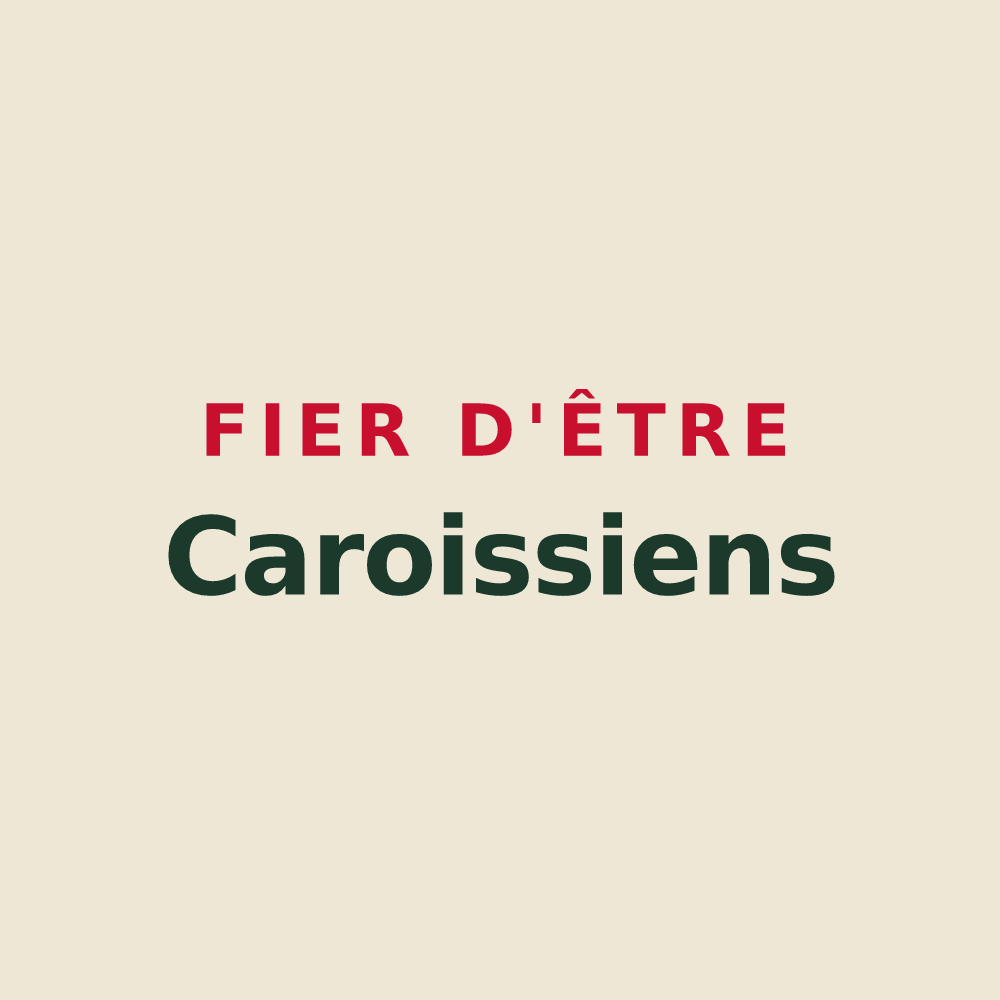 Tote bag « Fier d'être Caroissiens » — design pour Chéroy