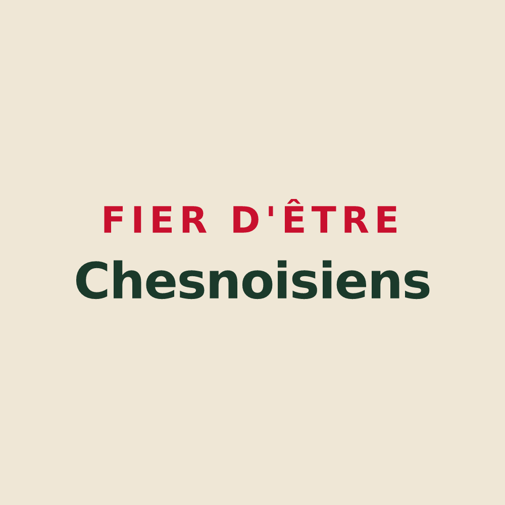 Tote bag « Fier d'être Chesnoisiens » — design pour Chesnois-Auboncourt