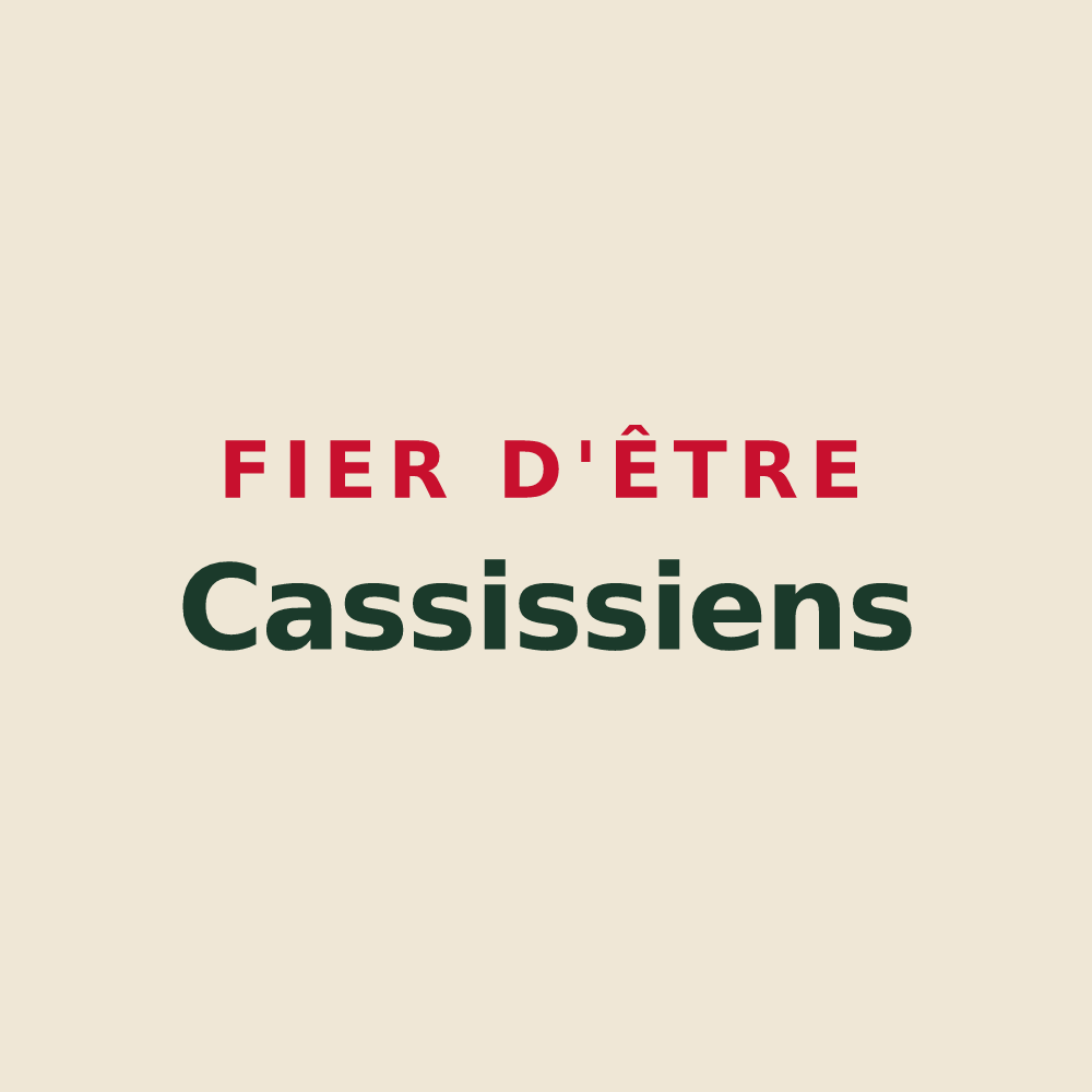 Tote bag « Fier d'être Cassissiens » — design pour Chessy