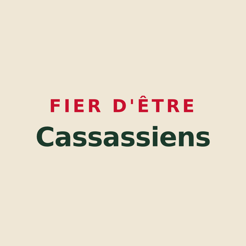Tote bag « Fier d'être Cassassiens » — design pour Chessy