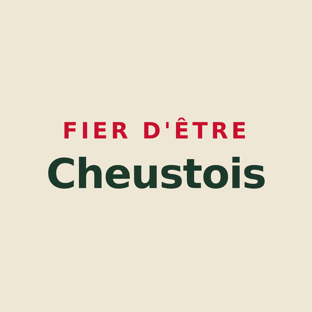 Tote bag « Fier d'être Cheustois » — design pour Cheust