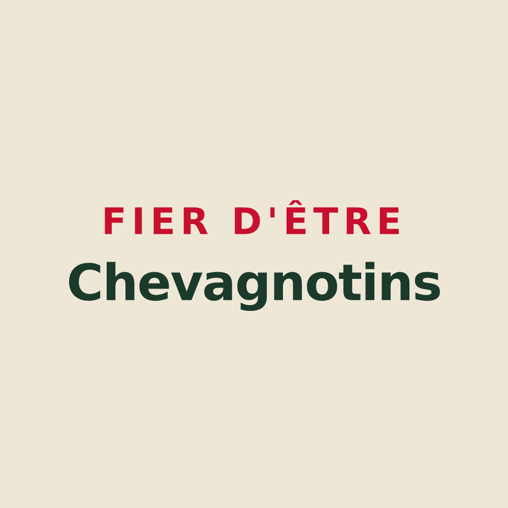 Tote bag « Fier d'être Chevagnotins » — design pour Chevagny-les-Chevrières