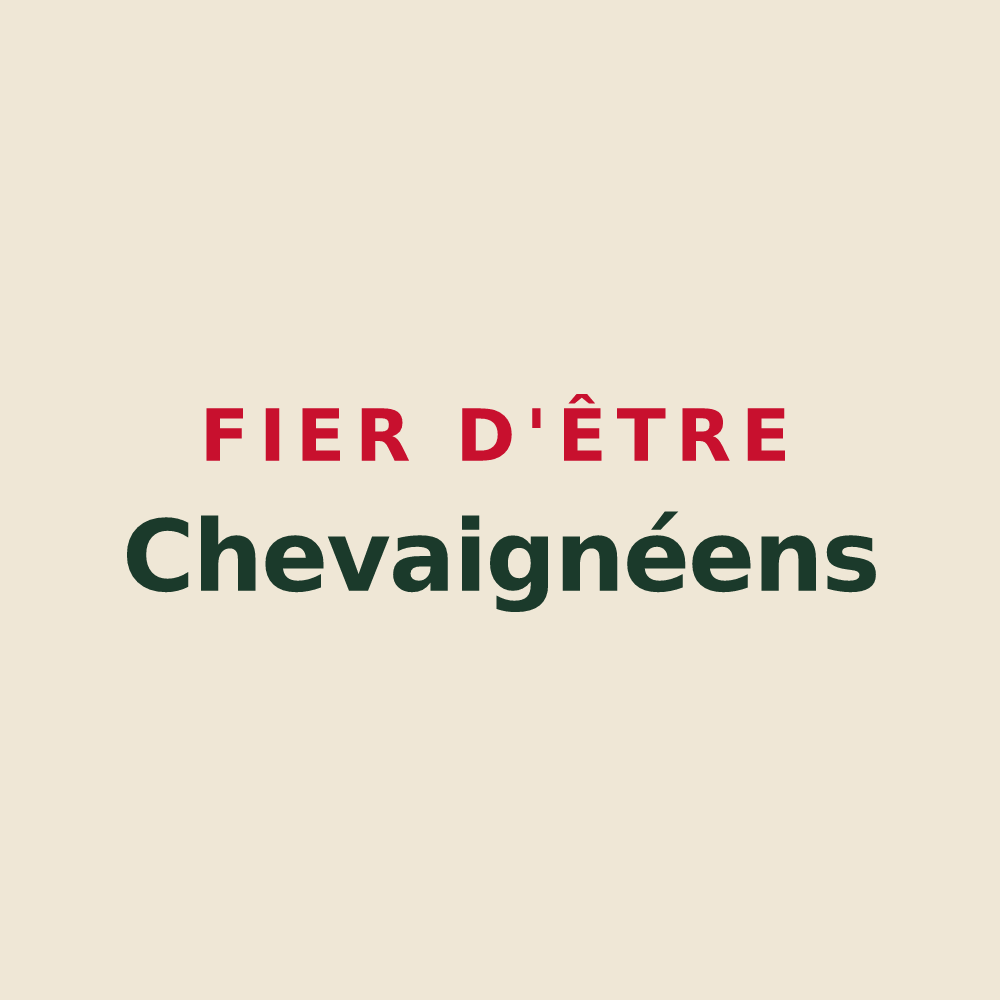 Tote bag « Fier d'être Chevaignéens » — design pour Chevaigné-du-Maine