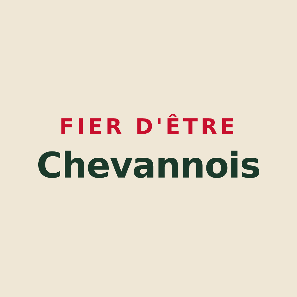 Tote bag « Fier d'être Chevannois » — design pour Chevannes