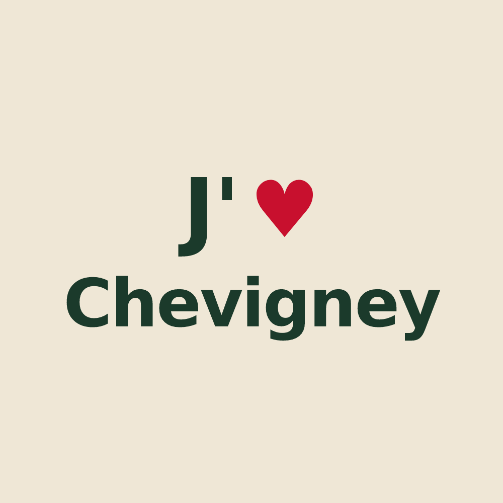 Tote bag personnalisé Chevigney — design J'aime Chevigney