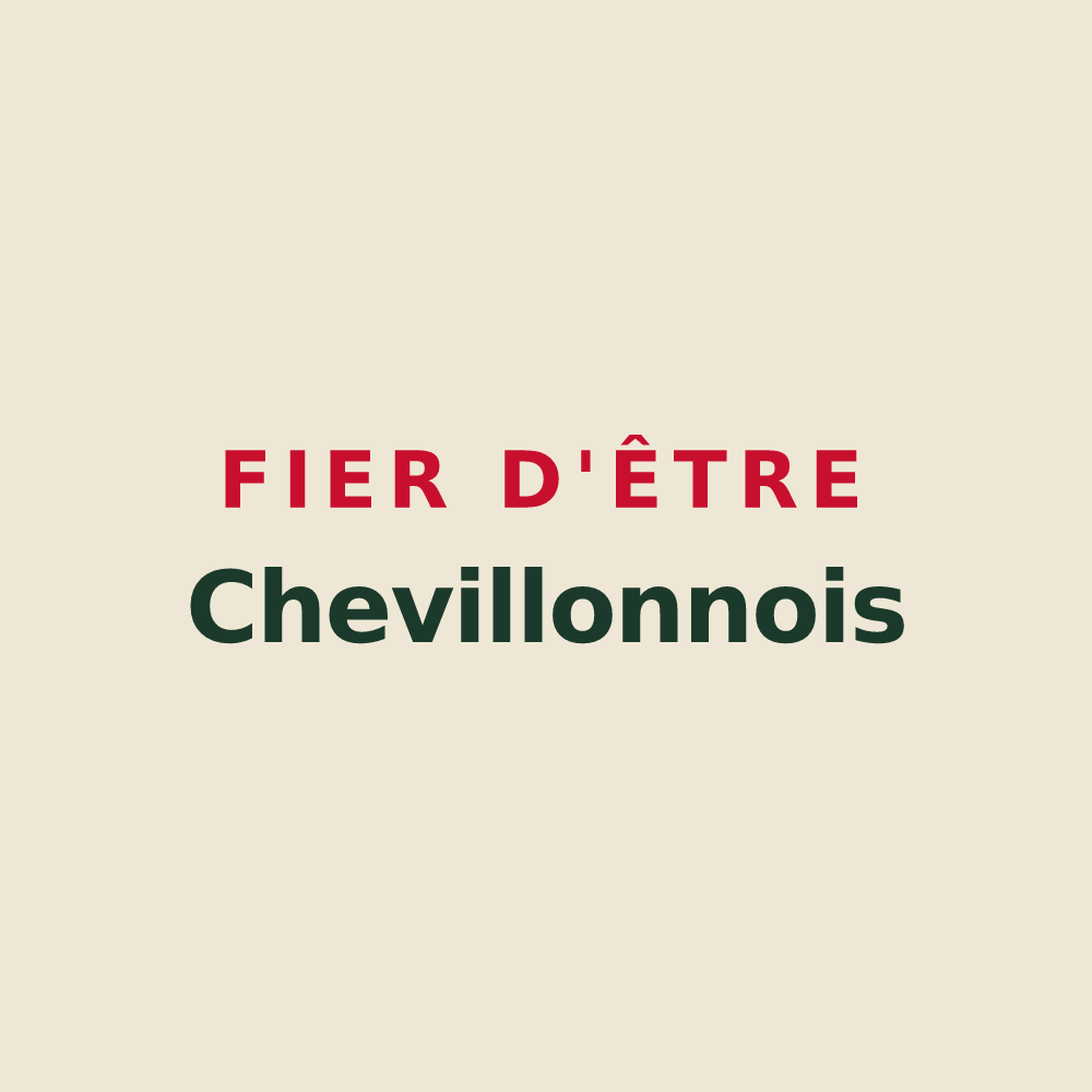 Tote bag « Fier d'être Chevillonnois » — design pour Chevillon-sur-Huillard