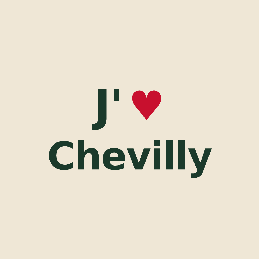 Tote bag personnalisé Chevilly — design J'aime Chevilly