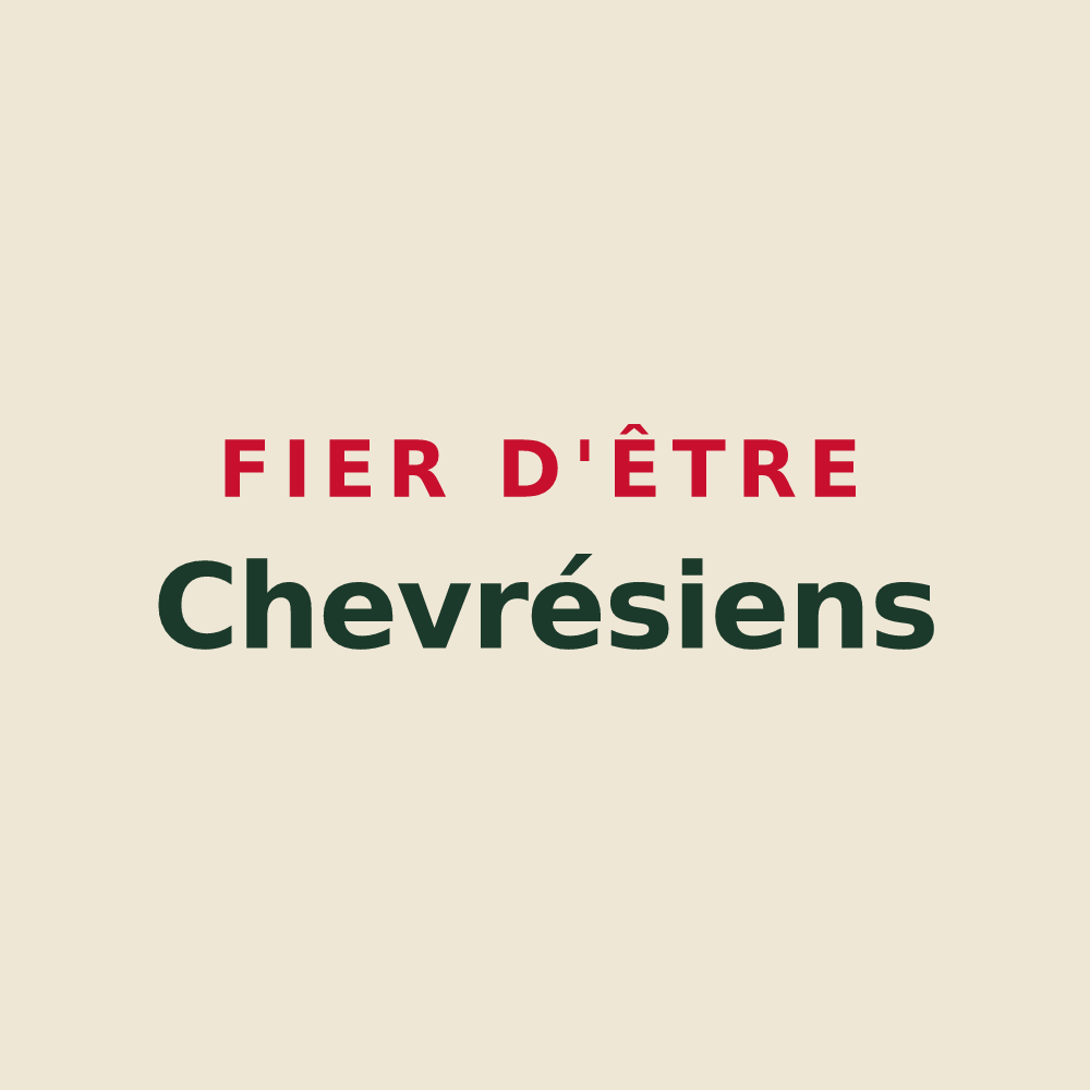 Tote bag « Fier d'être Chevrésiens » — design pour Chevresis-Monceau